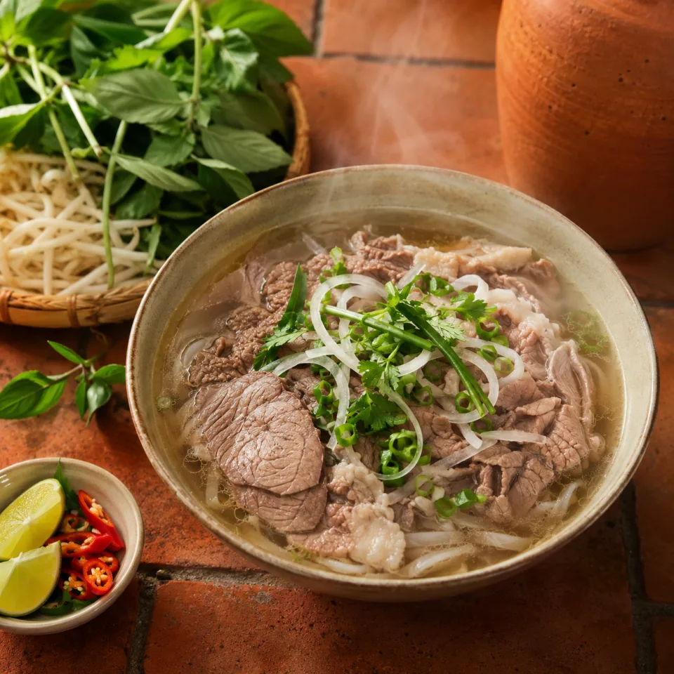 Bàn ăn tại Trần Xuân Bách